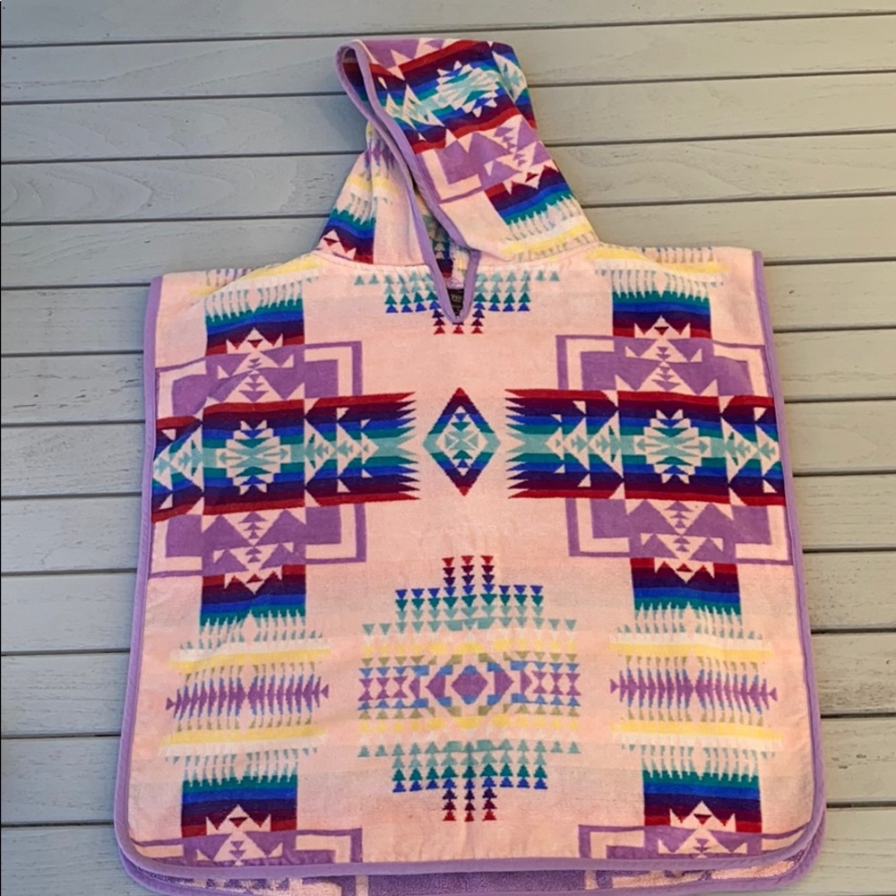 Pendleton Hooded Kids Poncho